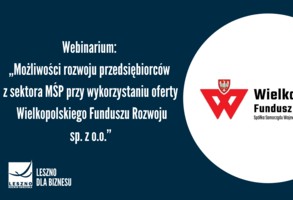 Wsparcie finansowe dla wielkopolskich przedsiębiorców