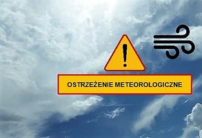 Ostrzeżenie meteorologiczne- silny wiatr