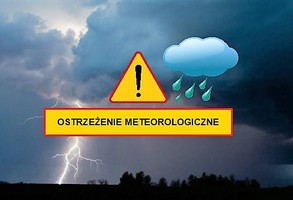 Ostrzeżenie meteorologiczne - prognozowane burze z opadami deszczu