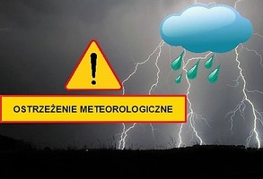 Ostrzeżenie meteorologiczne- burze z gradem