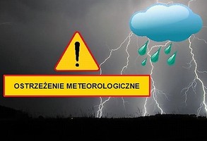 Ostrzeżenie meteorologiczne- burze z gradem