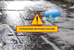 Ostrzeżenie meteorologiczne – zamarzanie mokrej nawierzchni dróg i chodników