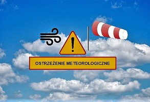 Ostrzeżenie meteorologiczne - prognozowany silny wiatr