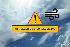 Ostrzeżenie meteorologiczne - przewidywany silny wiatr /1