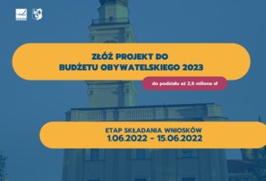 Złóż projekt do Budżetu Obywatelskiego 2023