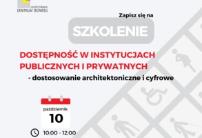 Szkolenie - dostępność w instytucjach publicznych i prywatnych