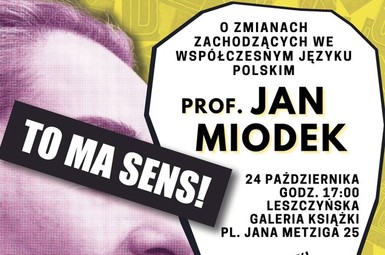 Prof. Jan miodek o zmianach zachodzących we współczesnym języku polskim