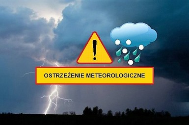 Przewidywane burze - zmiana ostrzeżenia meteorologicznego