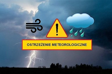 Przewidywane burze - zmiana ostrzeżenia meteorologicznego