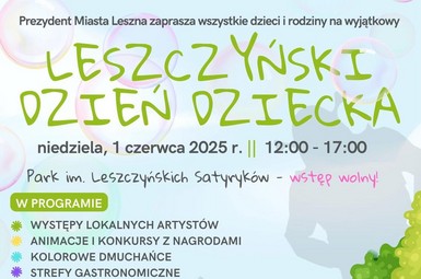 Leszczyński Dzień Dziecka 2025 w Parku Satyryków