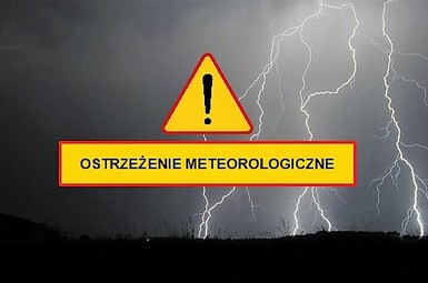 Prognozowane zjawiska burzowe!!