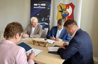 Umowa na nowe autobusy elektryczne dla Leszna została podpisana
