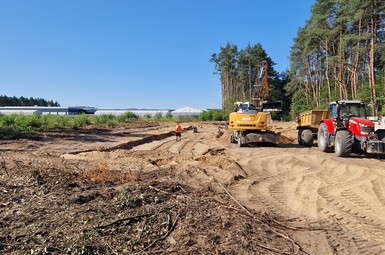 Budowa kolejnej nowej drogi w strefie gospodarczej  w Lesznie z 98-procentowym dofinansowaniem