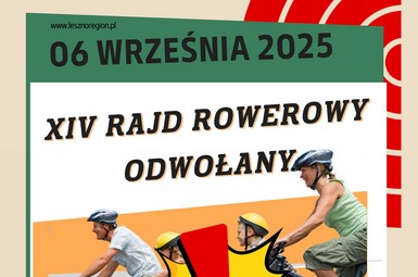 XIV Rajd Rowerowy im. Zdzisława Adamczaka ODWOŁANY