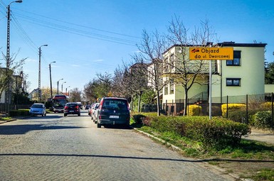 Tymczasowe oznakowanie na Święciechowskiej. 7 kwietnia 2026 rusza modernizacja