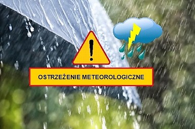 Prognozowane intensywne opady deszczu. Lokalnie możliwe burze