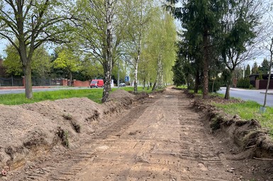 Nowa trasa rowerowa powstaje przy ul. Chocimskiej – kolejna inwestycja dla mieszkańców