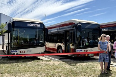 Nowe miejskie autobusy elektryczne w Lesznie