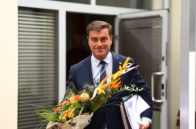 Prezydent Grzegorz Rusiecki  z absolutorium Rady Miejskiej Leszna 