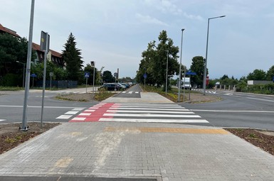 Pierwsza ścieżka pieszo-rowerowa w Gronowie oddana do użytku