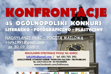 45 KONFRONTACJE 2026 - ZAPROSZENIE DO UCZESTNICTWA
